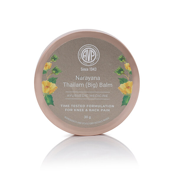Narayana Thailam (Big) Balm 30 gm to Relieve Joint and Muscle Pain