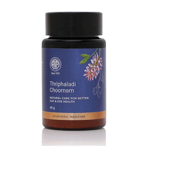 Triphaladi Choornam Ideal for Constipation, Acidity And Gas, Indigestion And Overall Gastro Intestinal Care, Promotes Eye Health