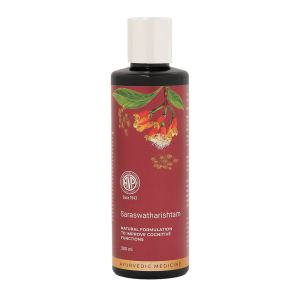 Saraswatharistam A Naturally Fermented Stress Relieving Formula for All Ages, Helps In Reducing Stress And Anxiety, Contains Gold