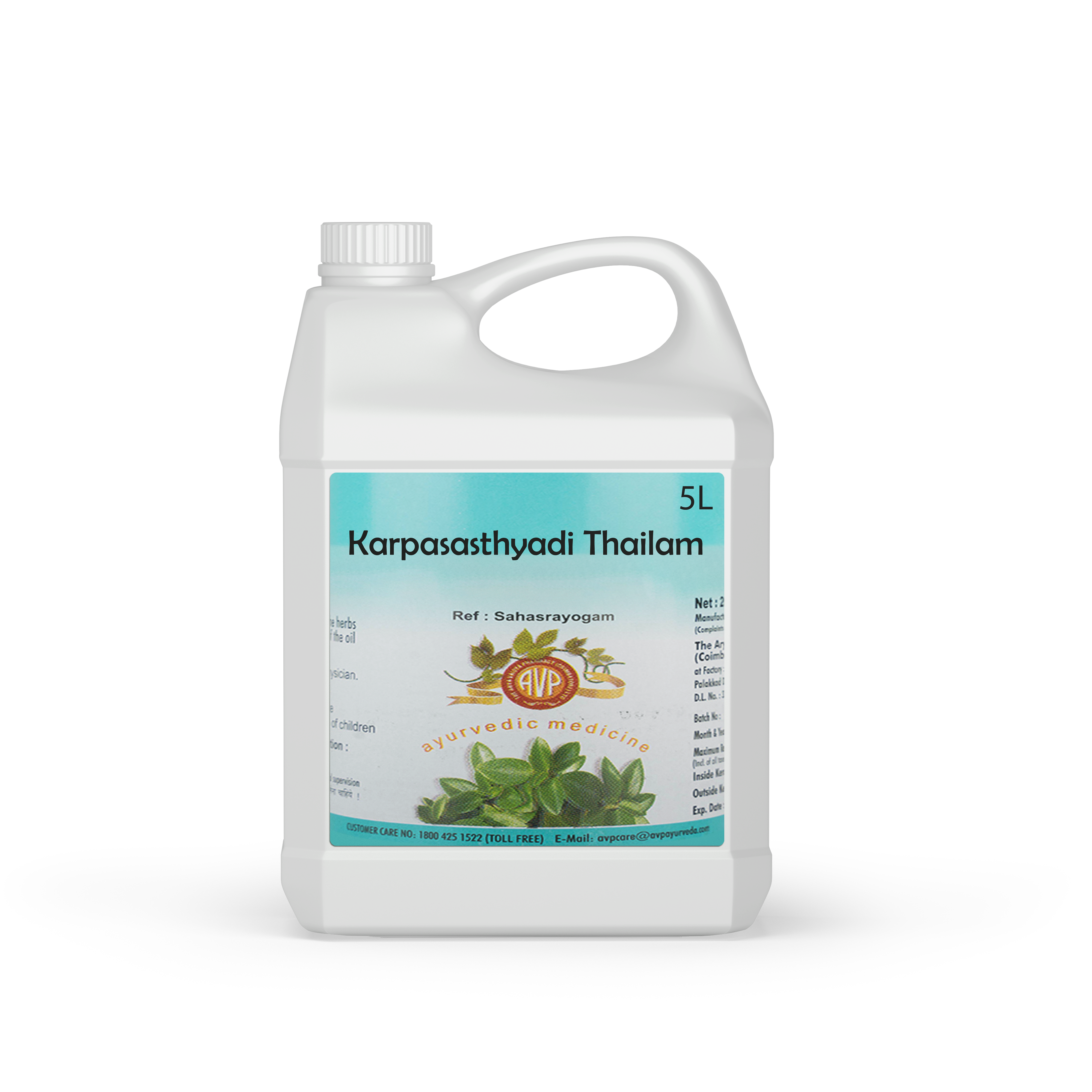 Karpasasthyadi Thailam 5Ltr